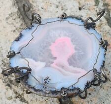Agate geode pink for sale  MORPETH