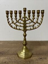 Jewish brass menorah for sale  Mount Holly