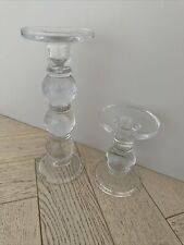 Glass candle holders for sale  SHEFFIELD