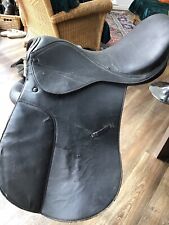 Black synthetic saddle for sale  BLAYDON-ON-TYNE
