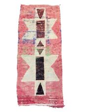 Usado, Tapete de área boêmio 3x6 marroquino de lã feito à mão tapete vintage tribal corredor comprar usado  Enviando para Brazil