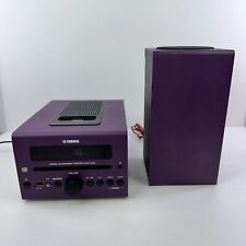 Sistema de microcomponentes portátil Yamaha MCR-042 púrpura de alta fidelidad con altavoz segunda mano  Embacar hacia Argentina