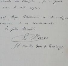 Rare letter from d'occasion  Expédié en Belgium