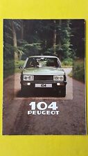 Peugeot 104 1.0 for sale  SALTBURN-BY-THE-SEA