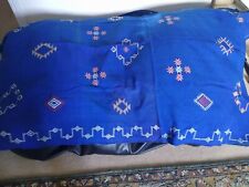 Blue blanket throw for sale  LONDON