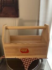 Red toolbox wooden for sale  Albany