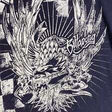 Usado, Camisa de colección Billabong térmica manga larga talla XL gráfica águila gótica grunge RARA segunda mano  Embacar hacia Argentina