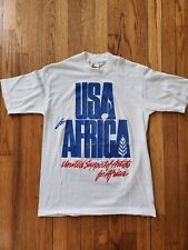 Camiseta Vintage 1985 EUA Para África MTV Michael Jackson Anos 80 Grande Ponto Único comprar usado  Enviando para Brazil