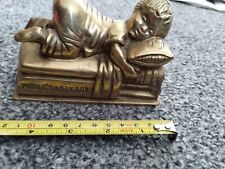 Vintage brass sleeping for sale  CHELMSFORD