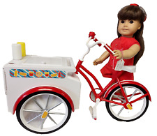 Carrinho de venda automática para cachorro-quente PARADISE KIDS bicicleta para bonecas American LIFE AS Girl 18" comprar usado  Enviando para Brazil