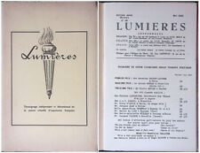 Lumieres. n.55 mai usato  Italia