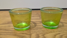 Teelichthalter glas grün gebraucht kaufen  Neu-Ulm-Ludwigsfeld
