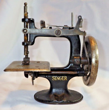 ANTIQUE SINGER BLACK MODEL 20 SEWING MACHINE HAND CRANK for sale  Shipping to South Africa
