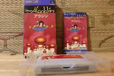 Aladdin Disney com caixa manual Nintendo Super Famicom SFC muito bom estado! comprar usado  Enviando para Brazil