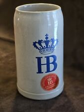 Caneca de grés alemã esmaltada Hofbrauhaus Munchen 1 litro cerveja Stein comprar usado  Enviando para Brazil