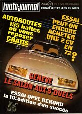 Auto journal 1972 d'occasion  France