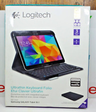 Nuevo Logitech Ultrafino Teclado Folio para Samsung Galaxy Tab 4 10.1 (920-006386) segunda mano  Embacar hacia Argentina