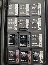 Tarjeta de memoria Lexar Professional 1667x 128 GB SDXC UHS-II - Se vende individualmente segunda mano  Embacar hacia Mexico
