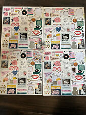 Used, Crate Paper All Heart Chipboard and Puffy Stickers Lot of 4 for sale  Shipping to South Africa
