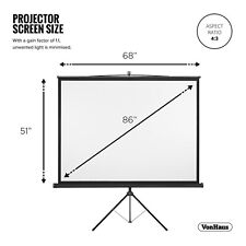 Portable projector screen for sale  UK