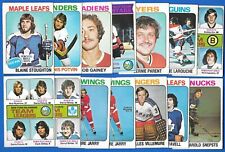 1975-76 OPC 75-76 PEE CHEE O Nhl Hockey erro no cartão & variação 265-396 Ver Lista, usado comprar usado  Enviando para Brazil