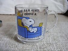 Vintage snoopy clear for sale  STOCKPORT