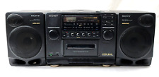 Usado, Sony CFD-510 CD Rádio Cassete Mega Alto-falante Baixo Boombox Anos 90 Vintage comprar usado  Enviando para Brazil