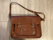 Leather school satchel for sale  PINNER