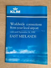 Klm airline east for sale  BURTON-ON-TRENT