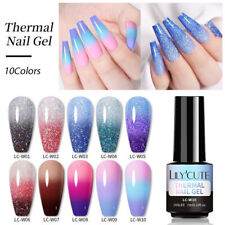 LILYCUTE Neon Gel Nail Polish Soak Off UV LED Thermal Color Changing Gel Varnish for sale  Shipping to South Africa