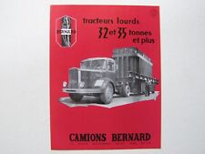 Catalogue brochure camion d'occasion  France