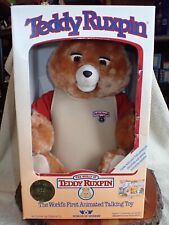 1986 Teddy Ruxpin oso parlante casi como nuevo con papeles de libro en caja segunda mano  Embacar hacia Mexico