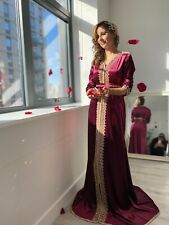 Women moroccan burgundy for sale  MANCHESTER