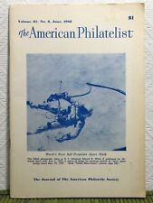 Revista Filatelista Americana Junio de 1968 Primera Caminata Espacial Volumen 82 No. 6 segunda mano  Embacar hacia Argentina