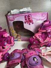 Patines de Entrenador Ajustables 2 en 1 Disney Princess Rosa Púrpura Edades 3-6 segunda mano  Embacar hacia Argentina