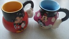 Disneyland Resort Paris Exclusive Mickey Mouse/Minnie Mouse Disney 3D Mug Cups for sale  COVENTRY