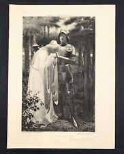 Britomart and Amoret de Mary Raphael Fotograbado Original Antiguo 1899, usado segunda mano  Embacar hacia Argentina