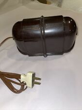 Vintage Brown Bakelite Bed Headboard Reading Light-Mid century Retro or Art Deco for sale  Shipping to South Africa
