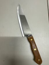 Cuchillo de chef Tramontina acero inoxidable acero inoxidable Brasil hoja de 8 , usado segunda mano  Embacar hacia Argentina