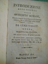 1816 introduzione alla usato  Napoli