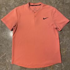 Usado, Camisa polo masculina Nike Court Dri Fit lava brilho lâmina pescoço 887501-676 G Agassi falha comprar usado  Enviando para Brazil