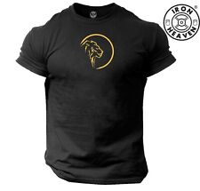 León Camiseta Gimnasio Ropa Culturismo Entrenamiento Entrenamiento Ejercicio Boxeo MMA Top segunda mano  Embacar hacia Mexico