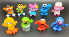 Used, Lot Of 9 Sesame Street Workshop 3" Toy Figures Hasbro Elmo Oscar Big Bird Grover for sale  Shipping to South Africa