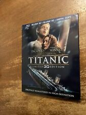 Titanic 3D Edition (juego de 4 discos Blu-ray) 3D y 2D Blu-ray COMPLETO con manga PROBADA segunda mano  Embacar hacia Argentina