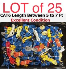 Lot of 25 ethernet cable Cat6, used for sale  Shipping to South Africa