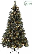 christmas pre lit tree 6ft for sale  UK