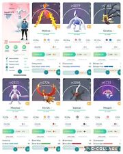 Pokemon Go Lv20| Shiny Moltres| Reshiram Darkrai Lugia Mewtwo Giratina Hooh for sale  Shipping to South Africa