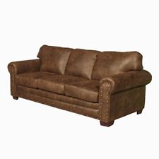 brown leather sleeper sofa for sale  Berkeley
