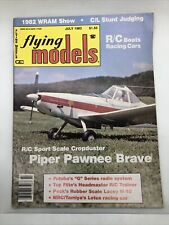 Revista Flying Models Julio 1982 Aviones R/C Barcos Coches Piper Pawnee Brave segunda mano  Embacar hacia Mexico