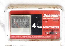 CARGADOR DE BATERÍA DE COLECCIÓN SCHAUER AMPERÍMETRO MODELO 0124-04 A6612 6v y 12v segunda mano  Embacar hacia Argentina